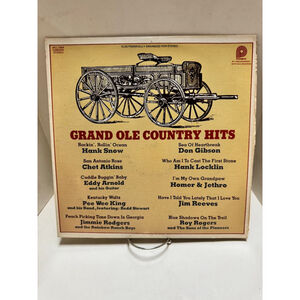 1977 Pickwick Vinyl Record Grand Ole Country Hits LP